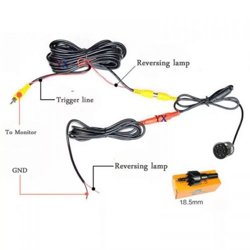 Car 8 LED Night Vision Waterproof Camera