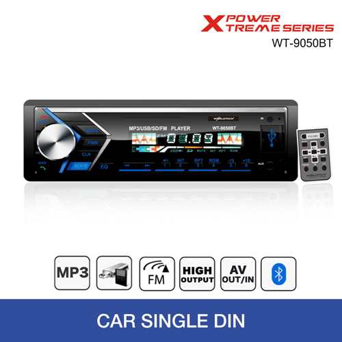 Worldtech bluetooth car stereo Single Din Bluetooth car stereo Bluetooth car audio Bluetooth car radio car music player