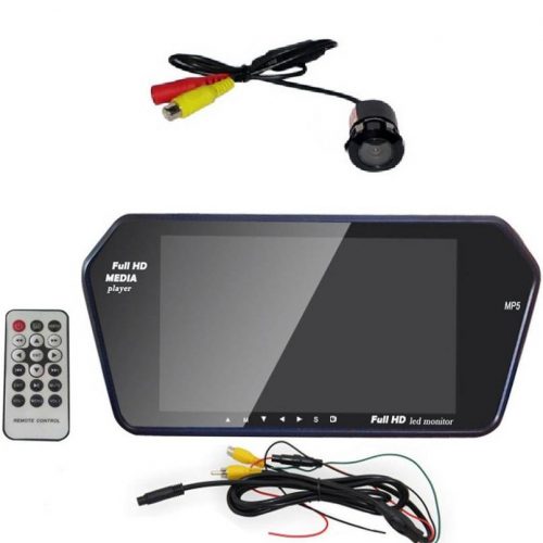 Rear View Mirror 7 Inch Full HD With LED Camera