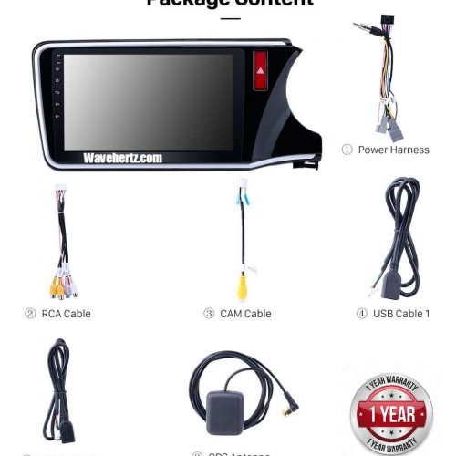 Honda City Android Stereo (2014-2017) 1GB RAM+16GB Memory