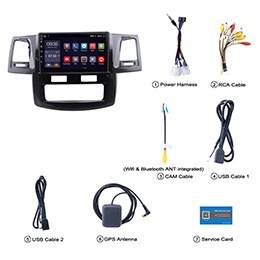 Toyota Fortuner Android Stereo (2008-2014)