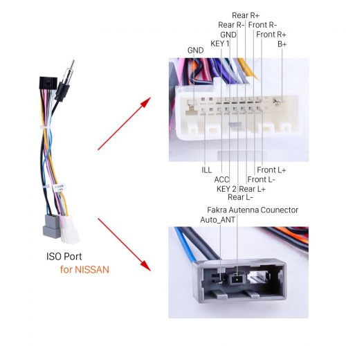 Nissan Stereo Coupler & Wire Harness