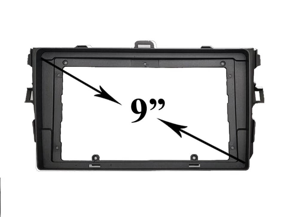 9 Inch Toyota Corolla Stereo Frame Toyota Altis Stereo Fascia Wavehertz