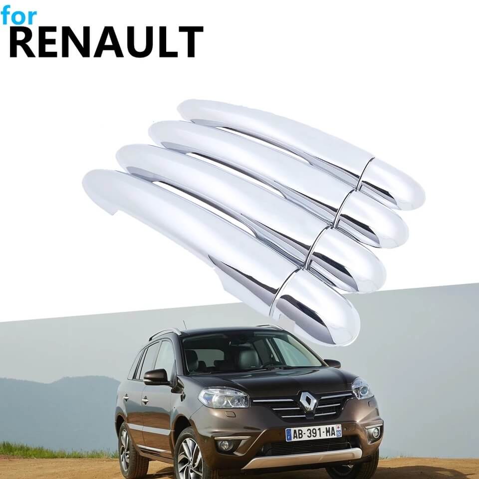Chrome Door Handle Covers For Renault Cars (Set of 4)