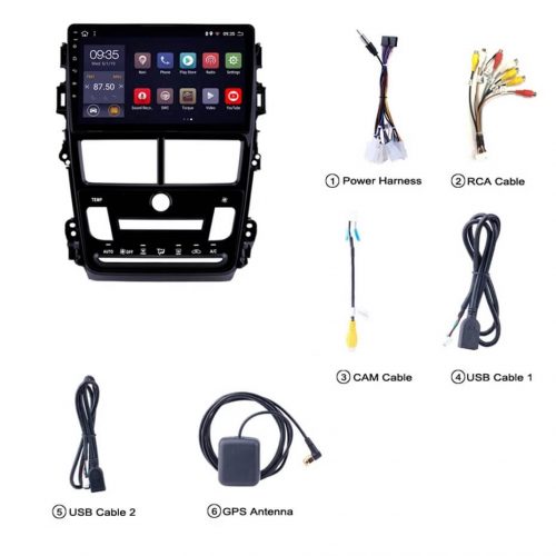 Toyota Yaris Android Stereo (Automatic AC)