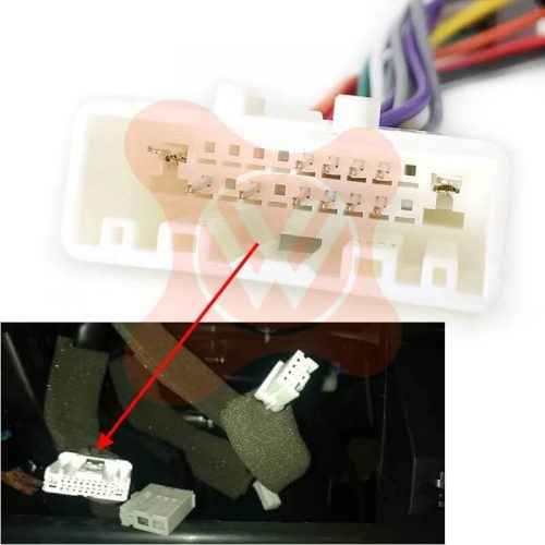 Nissan Stereo Coupler Wire Harness (Male) | Nissan Stereo Connector