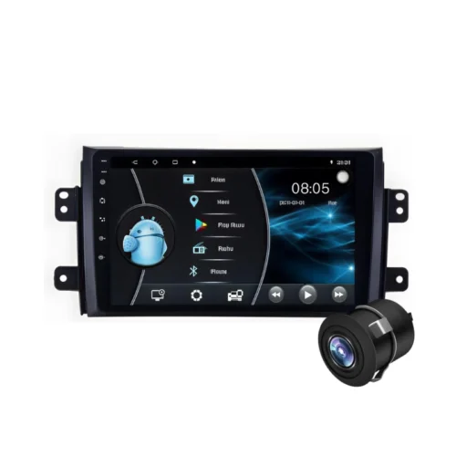 Maruti Suzuki SX4 9 Inch Android Car Stereo TS7 Quad Core | 2GB RAM 32GB ROM | AHD Reverse Camera | With Frame