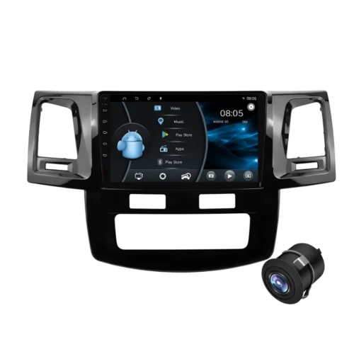 Toyota Fortuner (2008-2014) 9 Inch Android Stereo TS7 Quad Core | 2GB RAM 32GB ROM | AHD Reverse Camera | With Frame