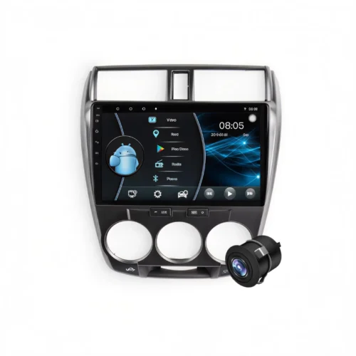 Honda City I-Vtech (2009-2013) 9 Inch Android Stereo TS7 Quad Core | 2GB RAM 32GB ROM | AHD Reverse Camera | With Frame