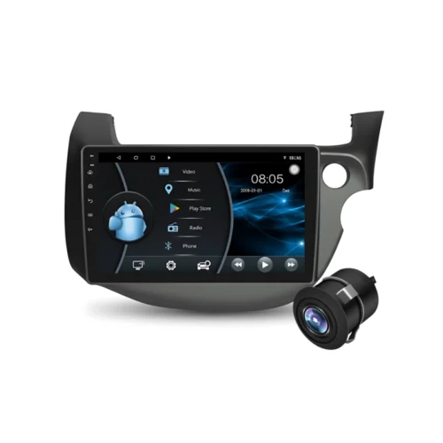 Honda Jazz (Old) 9 Inch Android Stereo TS7 Quad Core | 2GB RAM 32GB ROM | AHD Reverse Camera | With Frame