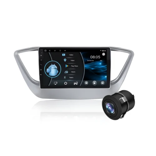 Hyundai Verna (2017-2020) 9 Inch Android Stereo TS7 Quad Core | 2GB RAM 32GB ROM | AHD Reverse Camera | With Frame