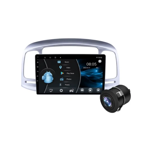Hyundai Verna (2006-2011) 9 Inch Android Stereo TS7 Quad Core | 2GB RAM 32GB ROM | AHD Reverse Camera | With Frame