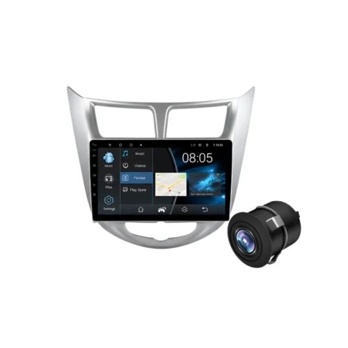 Hyundai Verna Fluidic (2012-2017) 9 Inch Android Stereo TS7 Quad Core | 2GB RAM 32GB ROM | AHD Reverse Camera | With Frame