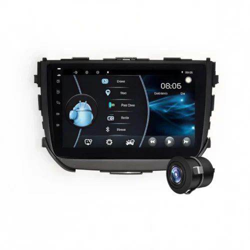 Maruti Suzuki Brezza 9 Inch Android Car Stereo TS7 Quad Core | 2GB RAM 32GB ROM | AHD Reverse Camera | With Frame