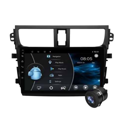 Maruti Suzuki Celerio (2012-2020) 9 Inch Android Stereo TS7 Quad Core | 2GB RAM 32GB ROM | AHD Reverse Camera | With Frame
