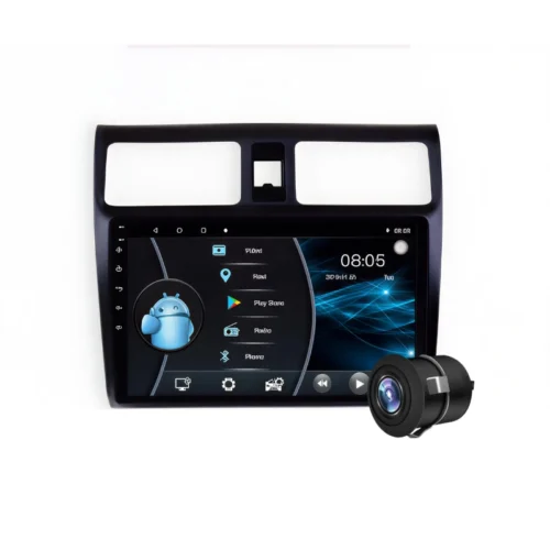 Maruti Suzuki Dzire (2006-2011) 9 Inch Android Car Stereo TS7 Quad Core | 2GB RAM 32GB ROM | AHD Reverse Camera | With Frame