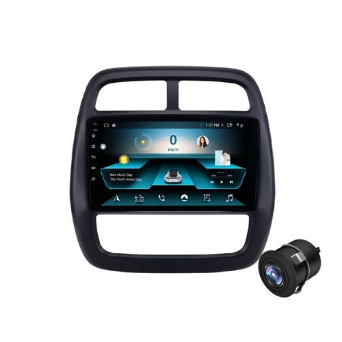 Renault Kwid (2014-2019) 9 Inch Android Stereo TS7 Quad Core | 2GB RAM 32GB ROM | AHD Reverse Camera | With Frame