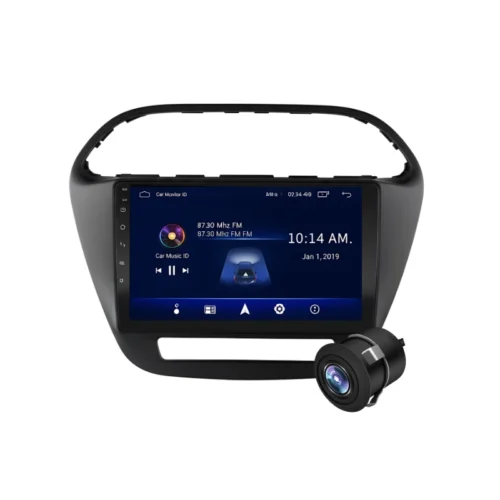 Tata Tiago 9 Inch Android Stereo TS7 Quad Core | 2GB RAM 32GB ROM | AHD Reverse Camera | With Frame