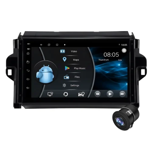 Toyota Fortuner (2015-2021) 9 Inch Android Stereo TS7 Quad Core | 2GB RAM 32GB ROM | AHD Reverse Camera | With Frame