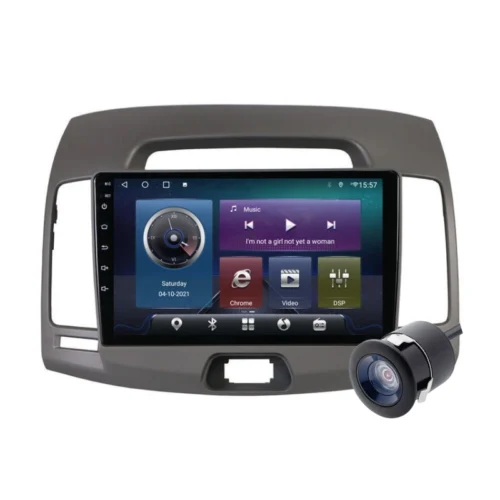Hyundai Elantra (2007-2013) 9 Inch Android Stereo TS7 Quad Core | 2GB RAM 32GB ROM | AHD Reverse Camera | With Frame
