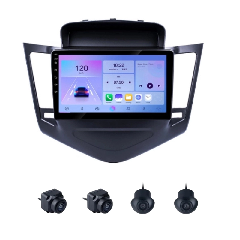 Chevrolet Cruze 9 Inch Android Car Stereo With 360 Bird View Camera