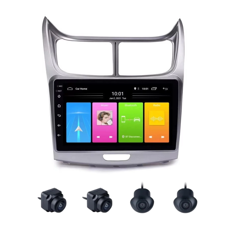 Chevrolet Sail 9 Inch Android Car Stereo With 360 Bird View Camera