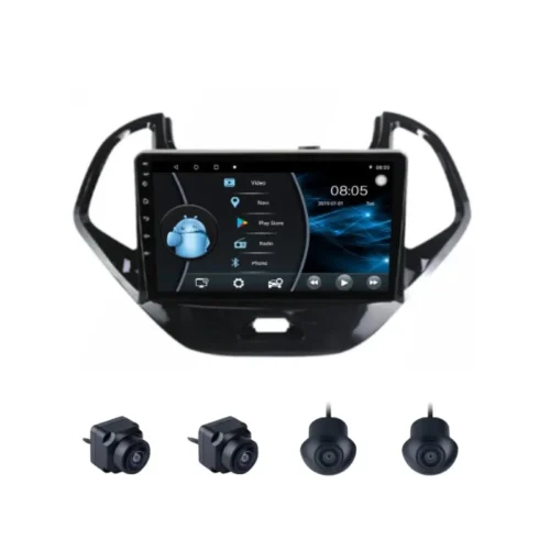 Ford Figo Aspire 9 Inch Android Car Stereo With 360 Bird View Camera