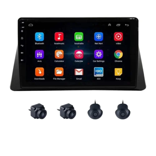 Honda Accord 9 Inch Android Car Stereo With 360 Bird View Camera