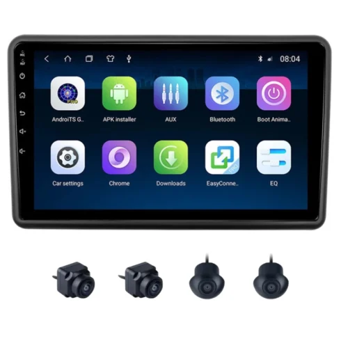 Honda Amaze 9 Inch Android Car Stereo With 360 Bird View Camera-(2012-2016)