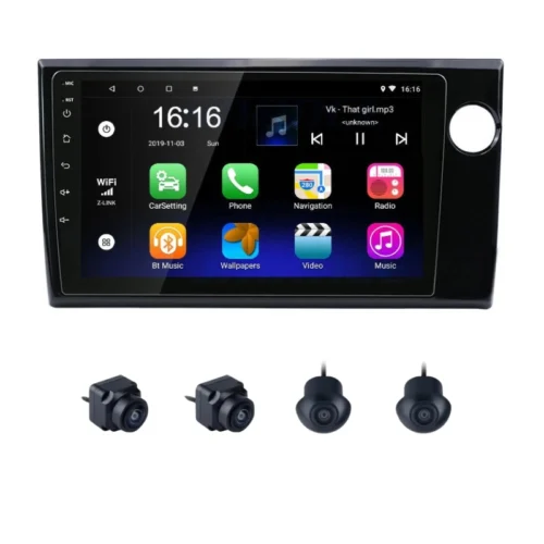 Honda BRV 9 Inch Android Car Stereo With 360 Bird View Camera