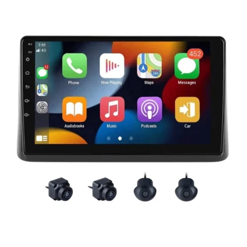 Honda City 9 Inch Android Car Stereo With 360 Bird View Camera (2020+)