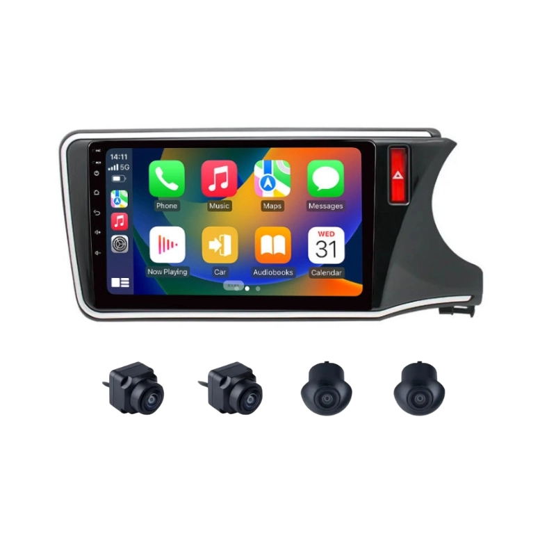 Honda City I-VTEC 9 Inch Android Car Stereo With 360 Bird View Camera (2014-2019)
