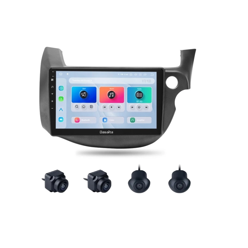Honda JAZZ 9 Inch Android Car Stereo With 360 Bird View Camera