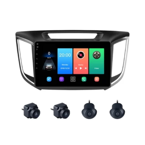 Hyundai Creta 9 Inch Android Car Stereo With 360 Bird View Camera (2014-2019)