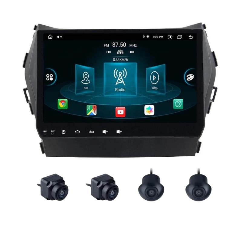 Hyundai Santafe 9 Inch Android Car Stereo With 360 Bird View Camera (2011-2014)