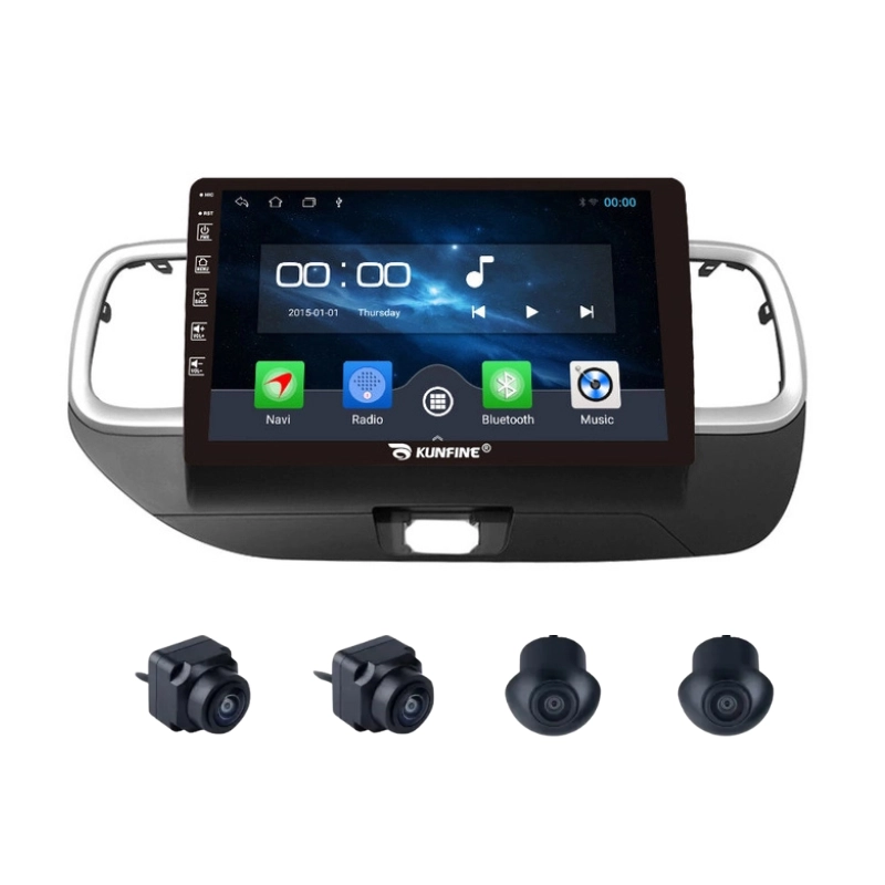 Hyundai Venue 9 Inch Android Car Stereo With 360 Bird View Camera
