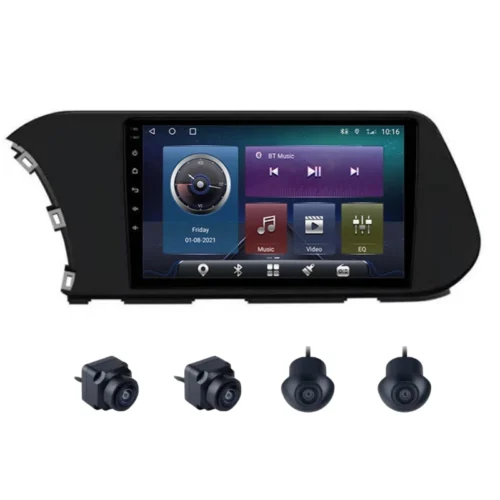 Hyundai i-20 9 Inch Android Car Stereo With 360 Bird View Camera (2020+)