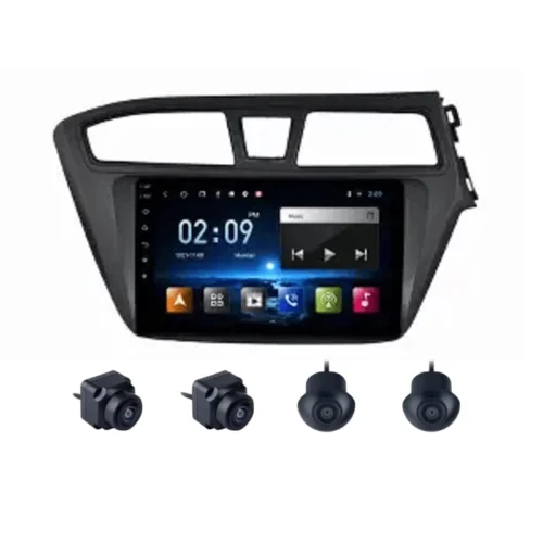 Hyundai i-20 9 Inch Android Car Stereo With 360 Bird View Camera (2014-2017)