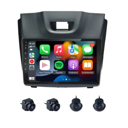 Isuzu D-max 9 Inch Android Car Stereo With 360 Bird View Camera