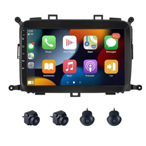 KIA Carens 9 Inch Android Car Stereo With 360 Bird View Camera
