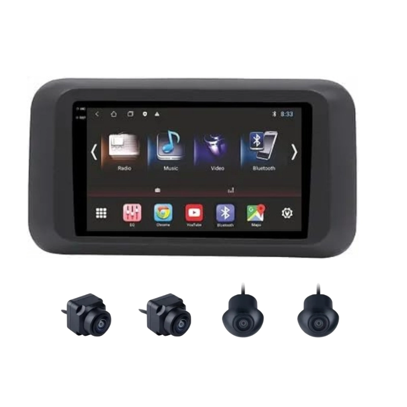 Mahindra Thar 9 Inch Android Car Stereo With 360 Bird View Camera (2020+)