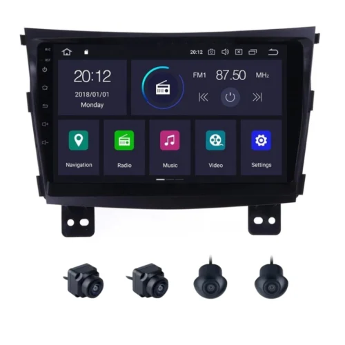 Mahindra XUV300 9 Inch Android Car Stereo With 360 Bird View Camera