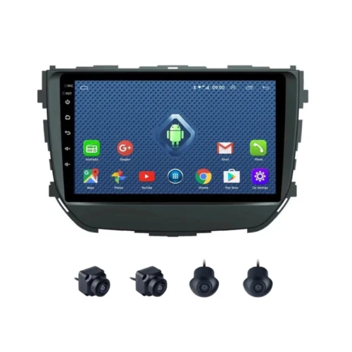 Maruti Suzuki Brezza 9 Inch Android Car Stereo With 360 Bird View Camera (2012-2021)
