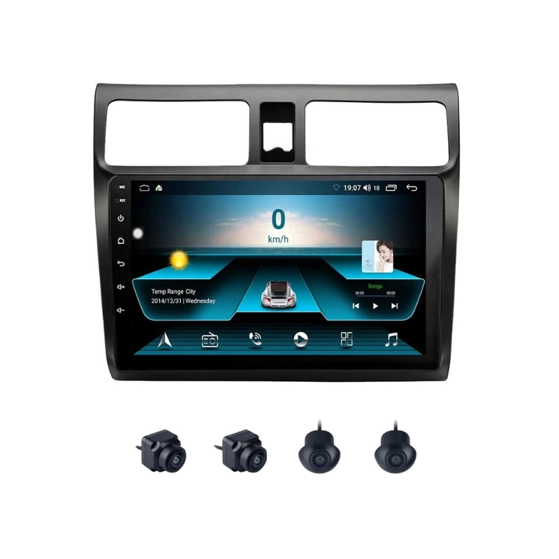 Maruti Suzuki Dzire 9 Inch Android Car Stereo With 360 Bird View Camera (2006-2011)