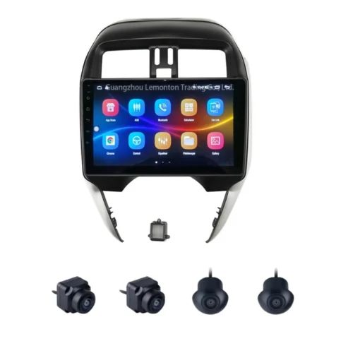 Nissan Sunny 9 Inch Android Car Stereo With 360 Bird View Camera