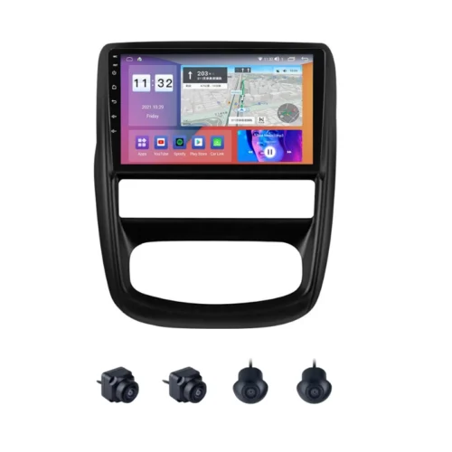Renault Duster 9 Inch Android Car Stereo With 360 Bird View Camera (2010-2014)