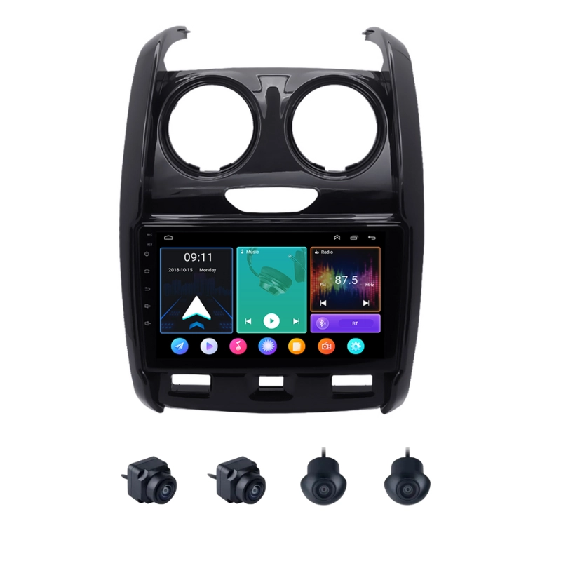 Renault Duster 9 Inch Android Car Stereo With 360 Bird View Camera (2015-2022)