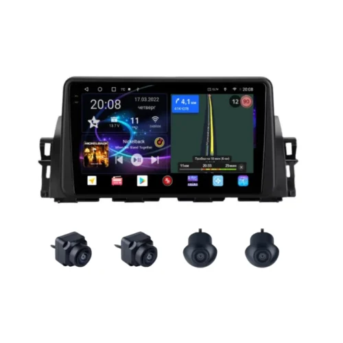 Renault Kiger 9 Inch Android Car Stereo With 360 Bird View Camera