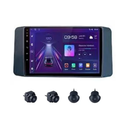 Skoda Kushaq 9 Inch Android Car Stereo With 360 Bird View Camera