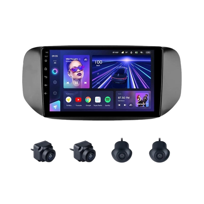 Tata Hexa 9 Inch Android Car Stereo With 360 Bird View Camera